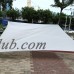 Keenso New Sand Sun Shade Sail Sunscreen Rectangle Polyester Awning Canopy Outdoor Garden Patio 4.5*5m, Garden Awning, Garden Canopy   
